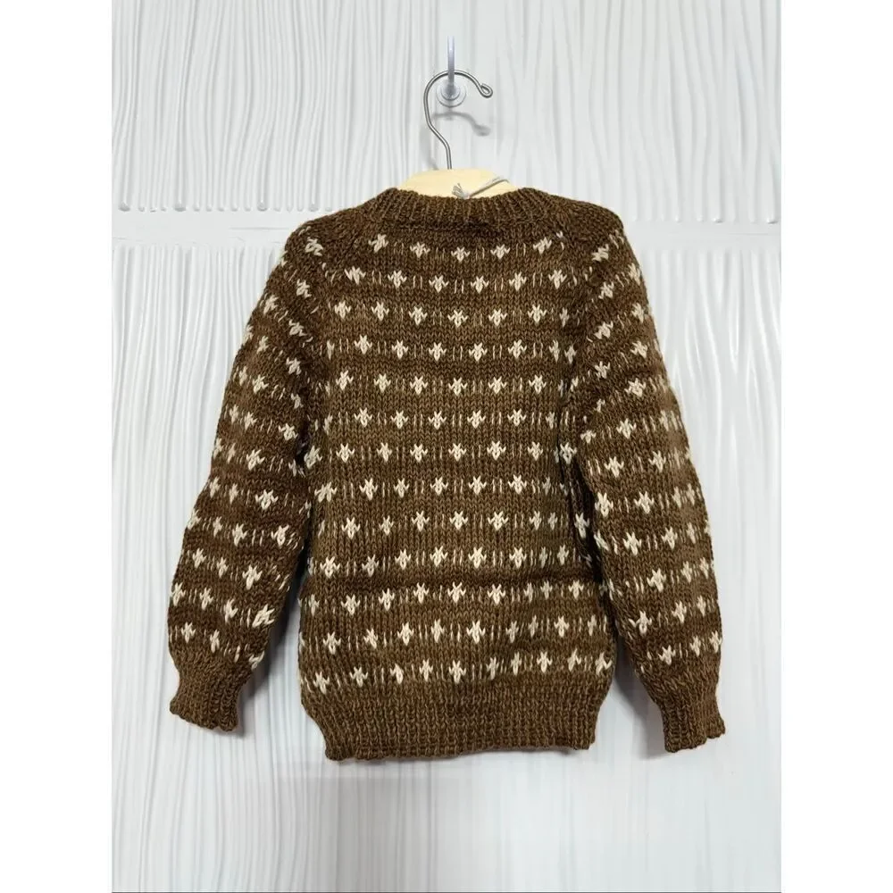 NWT Wild Wawa Kids Autumn Cardigan in Chocolate 2/3T